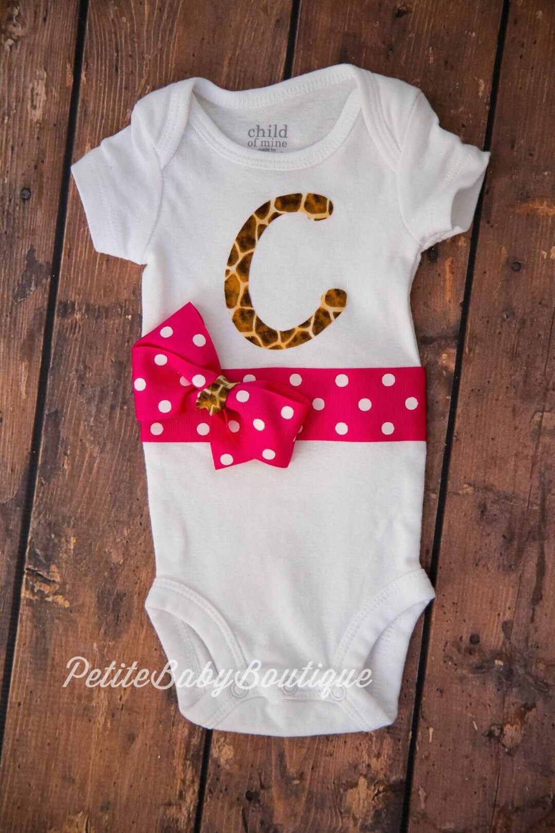 Customized Monogrammed Baby Girl Outfit - Etsy