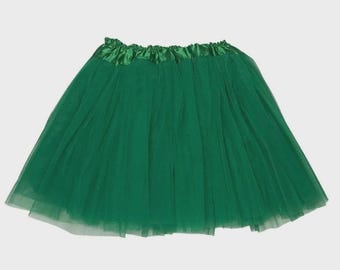 Kelly Green Infant Tutu: Satin Bow, First Birthday Outfit