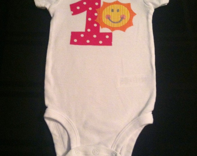 You Are My Sunshine First Birthday Outfit!