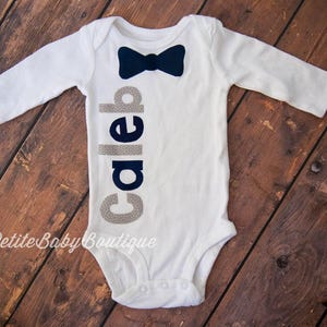 Custom Monogrammed One Piece Baby Outfit!