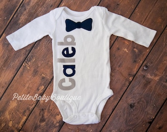 Custom Monogrammed One Piece Baby Outfit!