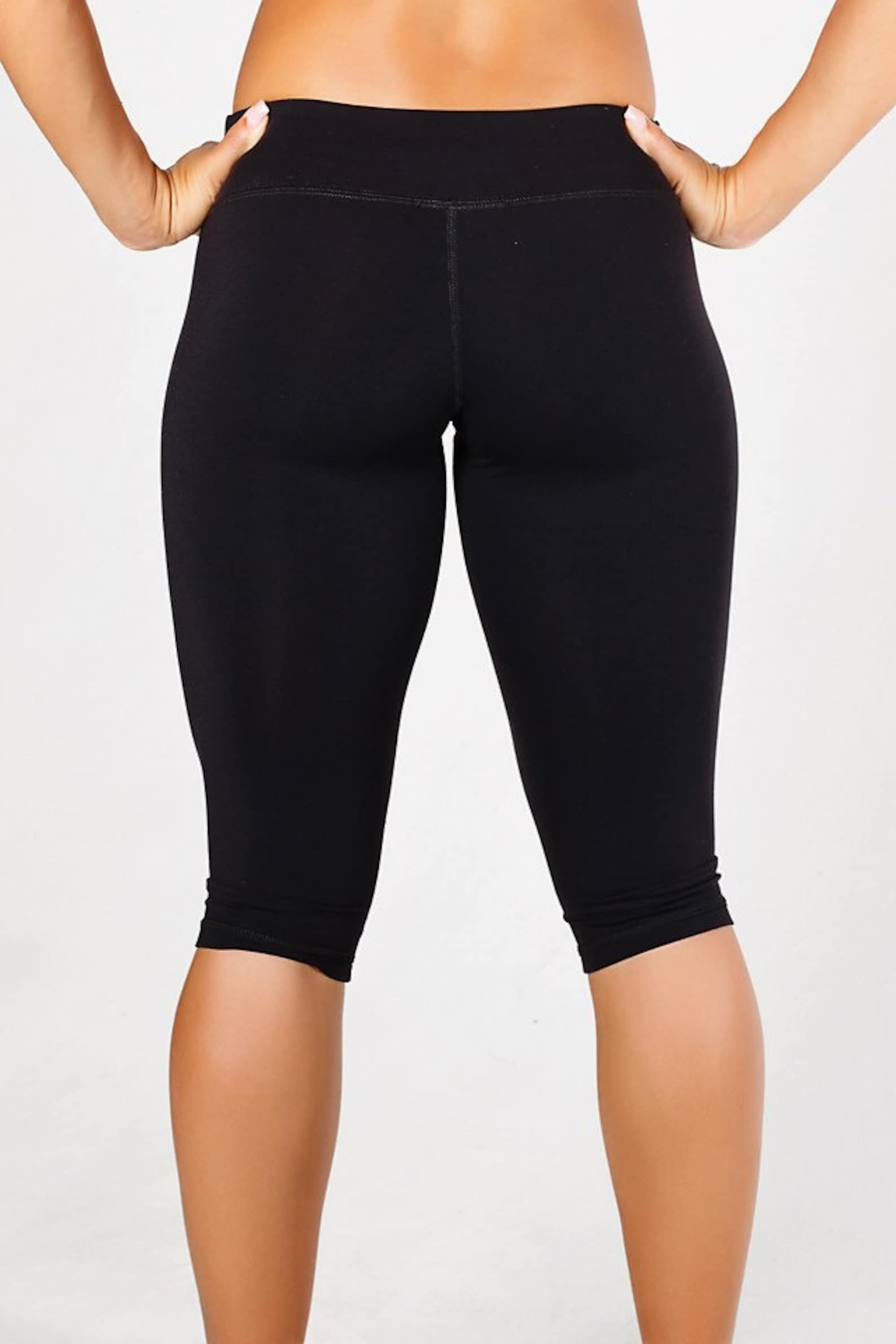 Cropped Yoga Pants Etsy