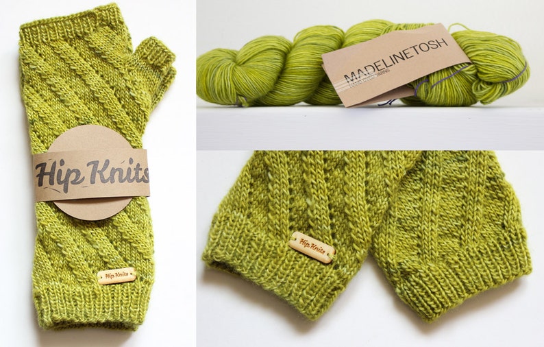 Women/'s Fingerless Mitts Grasshopper Swirl Mitts ~ Knit Fingerless gloves mittens Boho knit glove mittens Long knit gloves