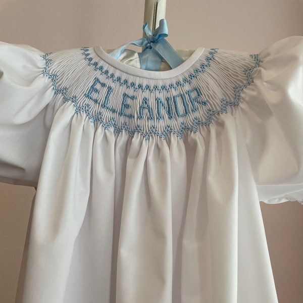 Smocked Dress – Hand Embroidered main image 1