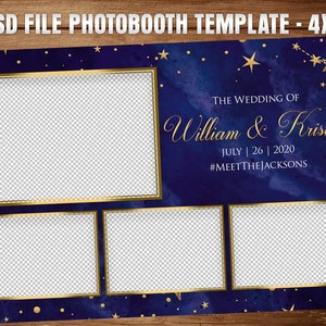 4x6 Booth Template #12 , One - Voll editierbare Photoshop Datei, Sofortiger Download