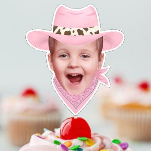 COWGIRL Cupcake Topper (DIGITAL FILE) , Printable CupcakeTopper,   Personalised Cupcake topper, Funny Cupcake Topper