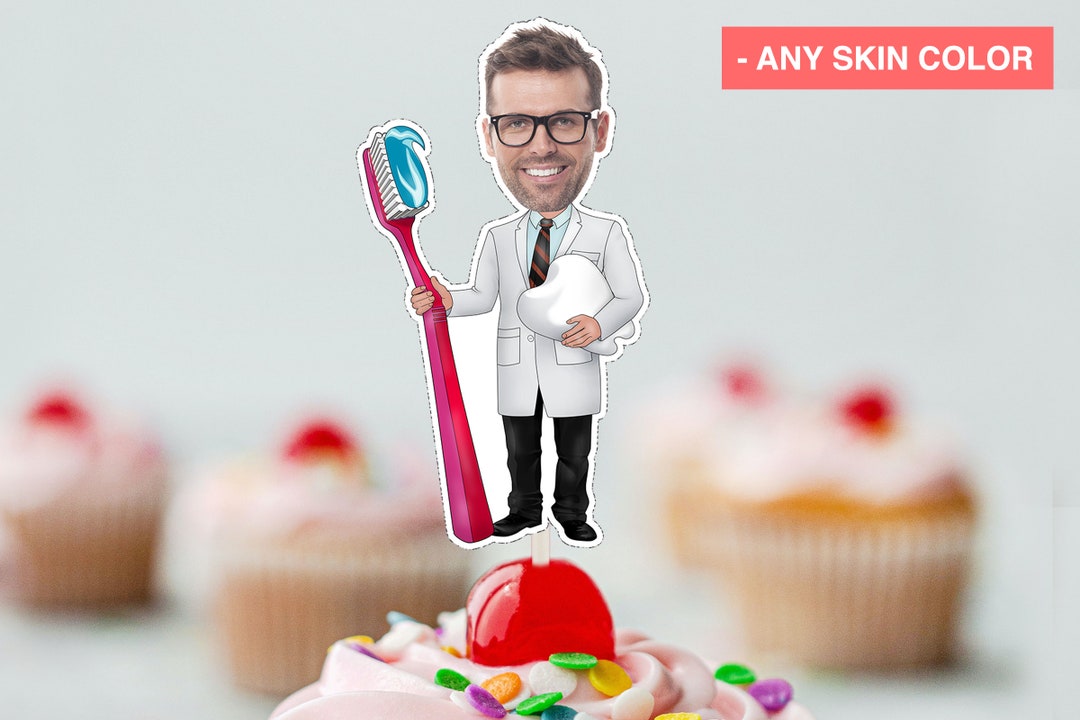 DENTIST Cupcake Topper DIGITAL FILE , Printable Cupcaketopper