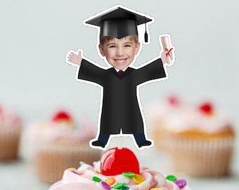 Personalized Graduation Cupcake Topper (Digital File)