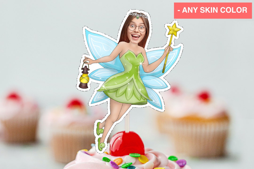 FAIRY Cupcake Topper (DIGITAL FILE) , Printable Cupcaketopper ...