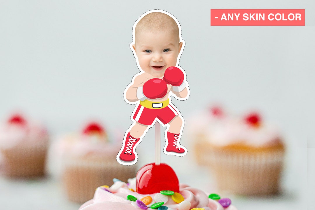 Personalized Boxer Cupcake Topper: Funny Printable Design (digital File ...