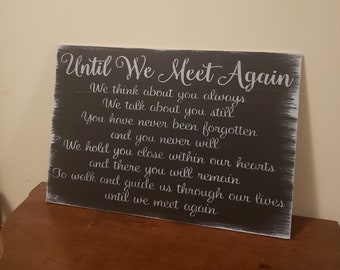 Until We Meet Again Etsy Until We Meet Again Etsy