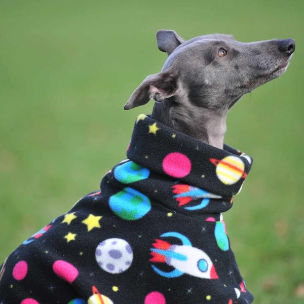 Stylish fleece coat Whippet, Greyhound