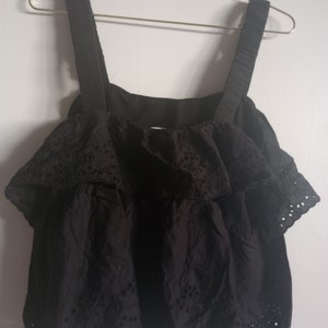 Black layerd Sun top / boho/ beach / summer
