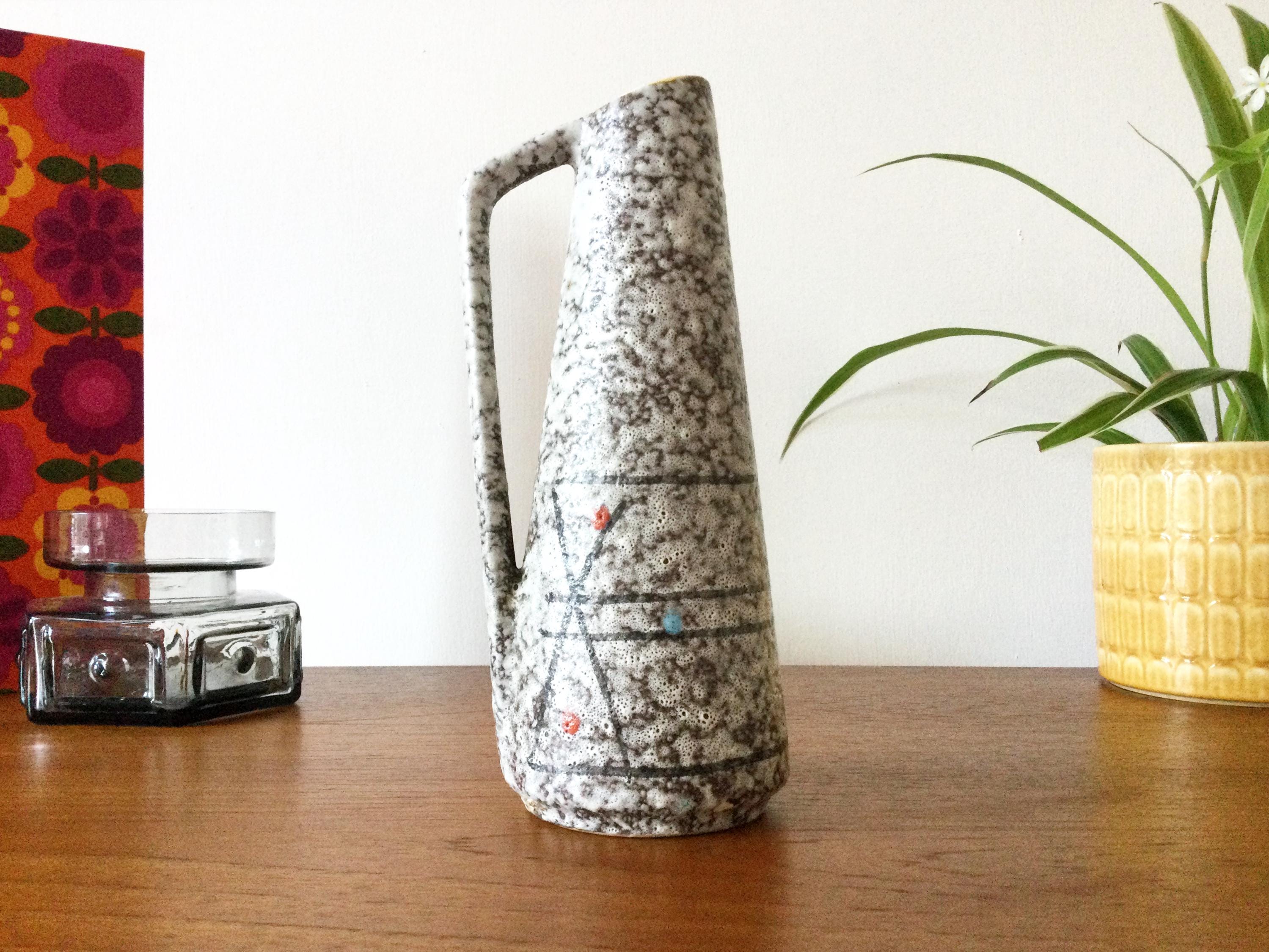 Scheurich 20 Germany Vase, Vintage West German Pottery Scheurich