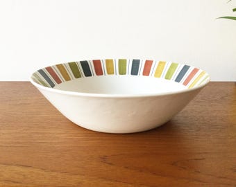 Vintage Midwinter Mexicana Serving Bowl, Jessie Tait Design, Large Salad Bowl, Made in England