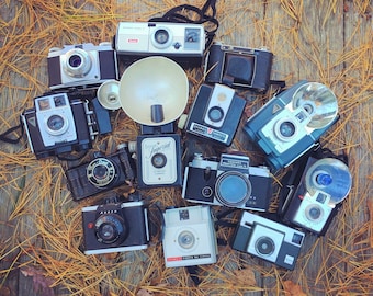 Photographer Gift, 1 Vintage Camera, Photographer, Millenial Gift,  Vintage, Retro Cameras Ranging From 1900's to 1980's!