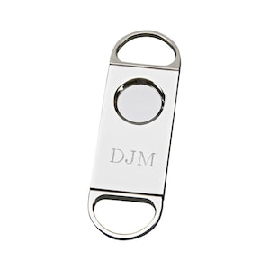 Kundenspezifischer Zigarrenschneider mit Gravur, freies Nickel überzogen Geschenk für Ihn Ihr Geburtstag Trauzeugen Hochzeitsfest Freund Freundin Vater Mutter Bruder