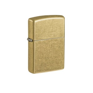 Personalized Street Brass Zippo Lighter Engraved Free. A windproof engraved Zippo lighter gift for father's day or groomsmen or collector.