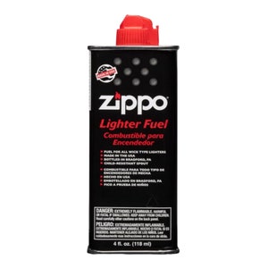 Liquide pour briquet Zippo Butane Silex pour recharge Lighter Fluid 4 oz