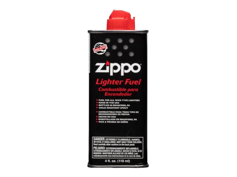 Liquide pour briquet Zippo Butane Silex pour recharge Lighter Fluid 4 oz