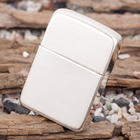 Custom Zippo Lighter 1941 Replica Polished Sterling Silver Custom Zippo Lighter 1941 Replica Polished Sterling Silver