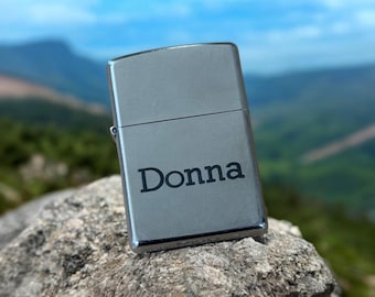 Gepersonaliseerde Street Chrome Zippo-aansteker: gratis gravure