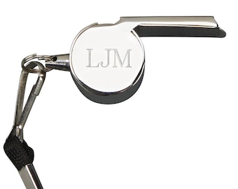 Whistle custom engraved coach whistle for soccer basketball football cheerleading