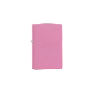 Personalized Classic Pink Matte Zippo Lighter Engraved Free. A windproof engraved Zippo lighter gift father&#39;s day or groomsmen or collector
