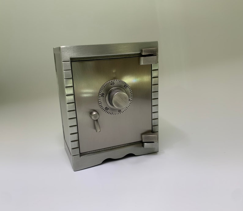 Personalzed Pggy Bank Pewter Fnsh Large 4 H by 5 W - Etsy