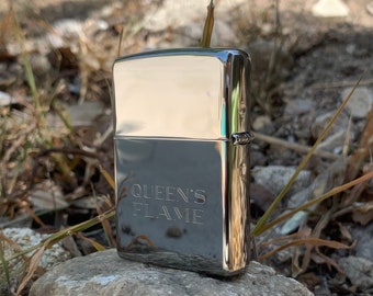 Encendedor Zippo grabado: cromo pulido, regalo personalizado