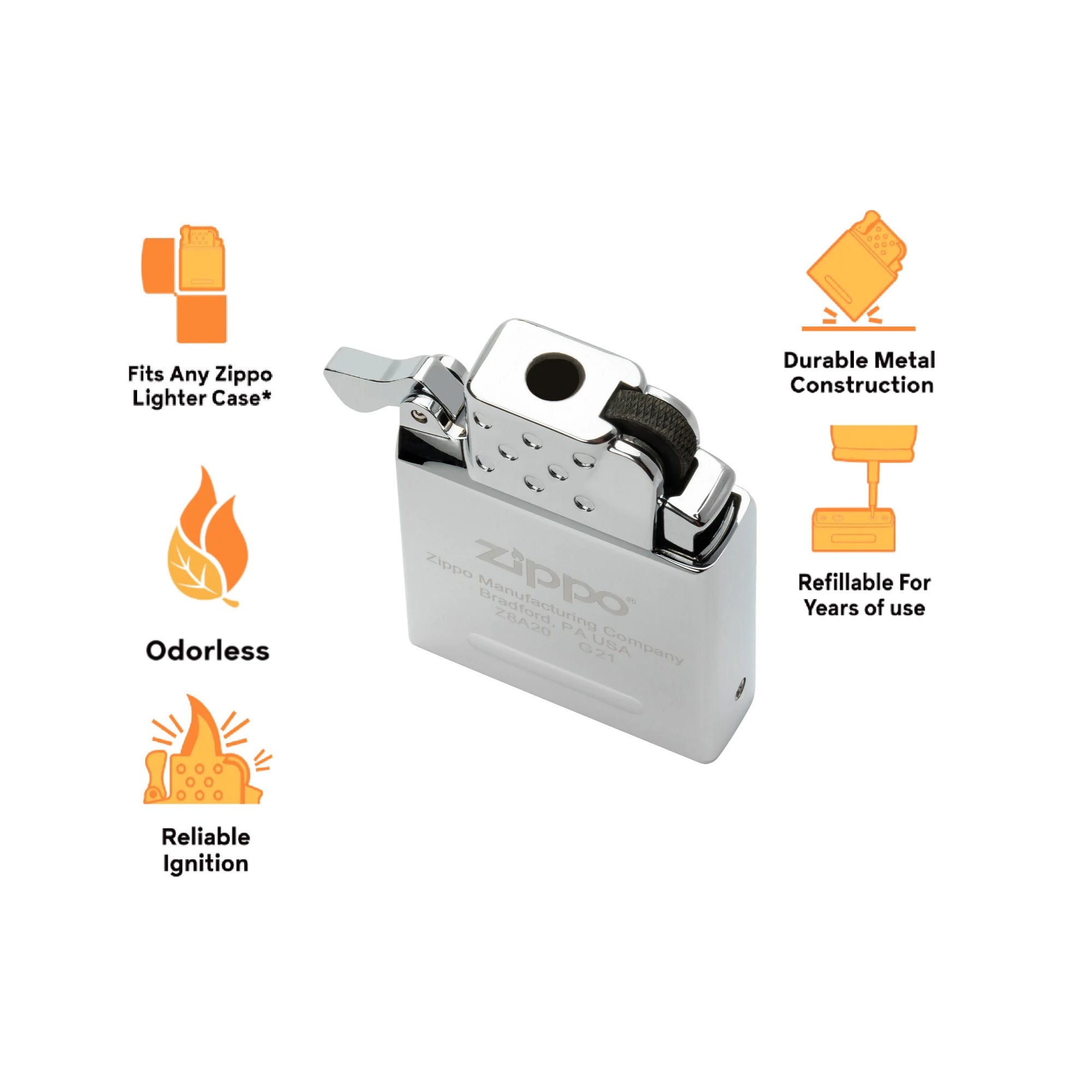 NEW ZIPPO Butane Lighter Insert Double Torch Jet Genuine AU Stock,100% Genuine - Foto 9