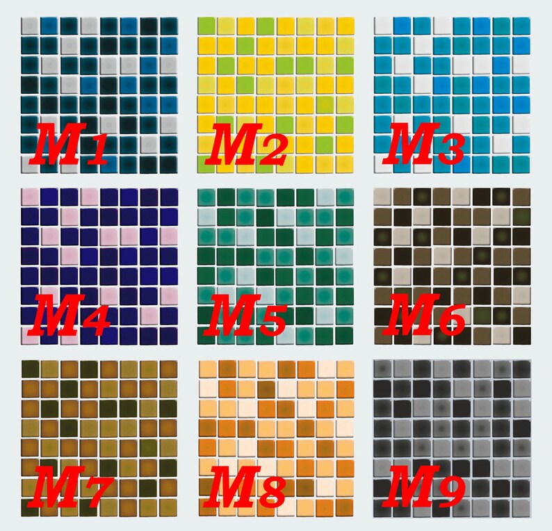 Mosaic Tile, Waterproof Vinyl Tile Pack of 24, Tile Decals for Kitchen