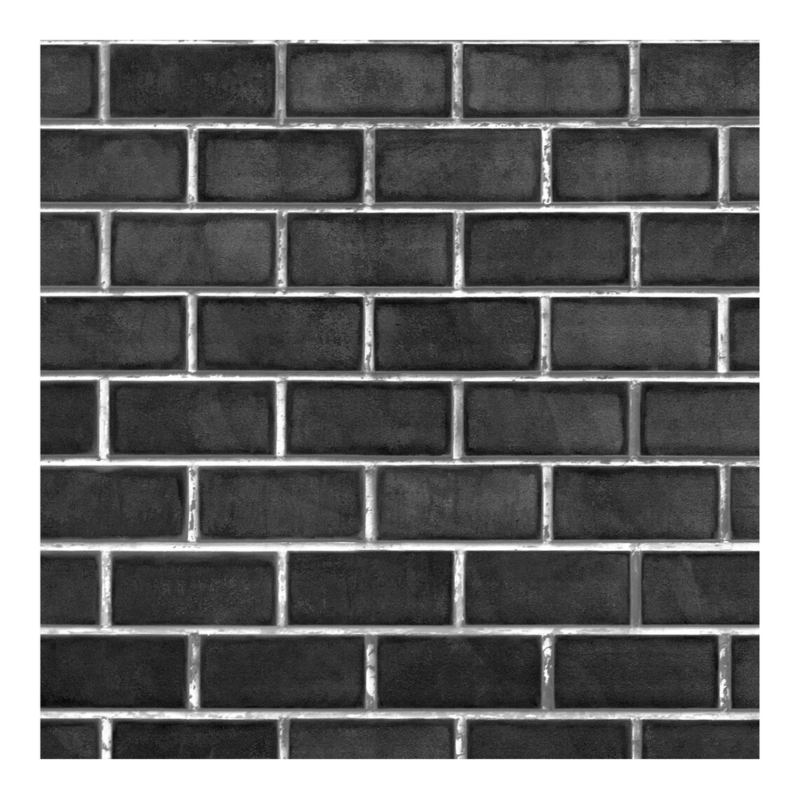 Black Brick Wall Tile Waterproof Vinyl Tile Pack of 24 Tile Etsy UK