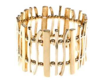Gold Bar Stretch Bracelet