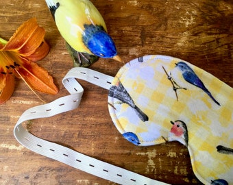 Bird Sleep Mask, travel accessory, blindfold, sleep mask for adult, spa mask, bird gift, pretty, yellow, sleep aid, bird lovers