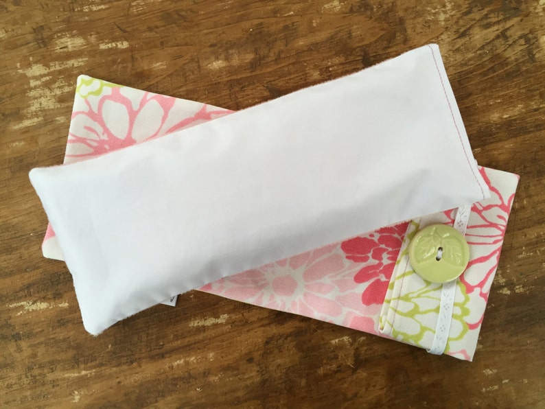 Pretty Pink Aromatherapy eye pillow use as cold or hot pack Etsy