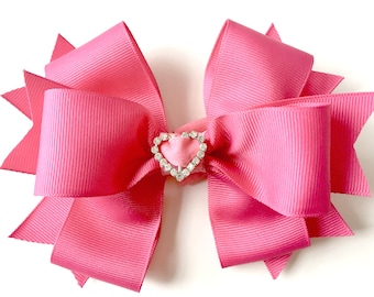 Medium Dog Bow: Removable 3/4 inch Collar Bow