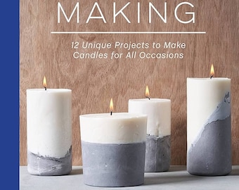 Creative Candle Making Book and kit with materials to make 4 candles