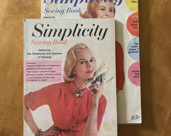 Vintage Simplicity Sewing Manuals: 1958 & 1962 Unit System