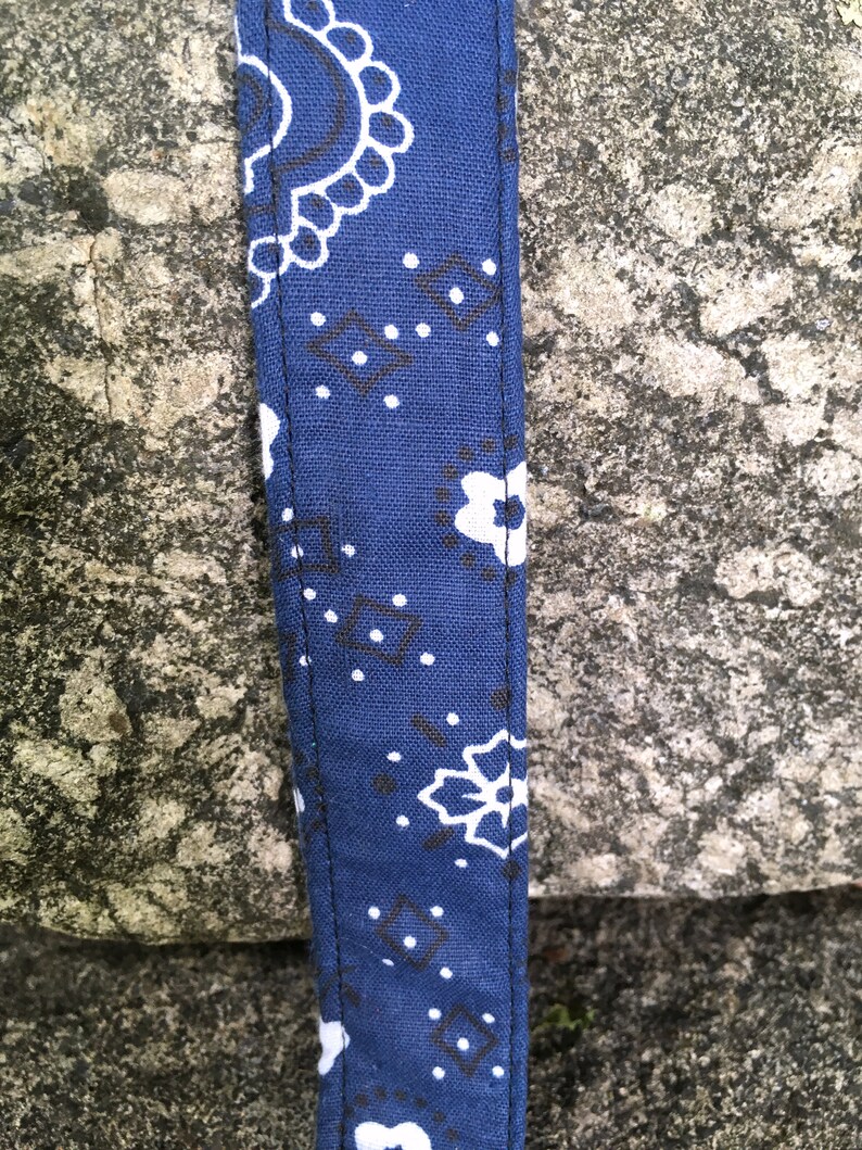 Medium Blue Bandana Dog Collar Add Charm Dog Boy Male Etsy