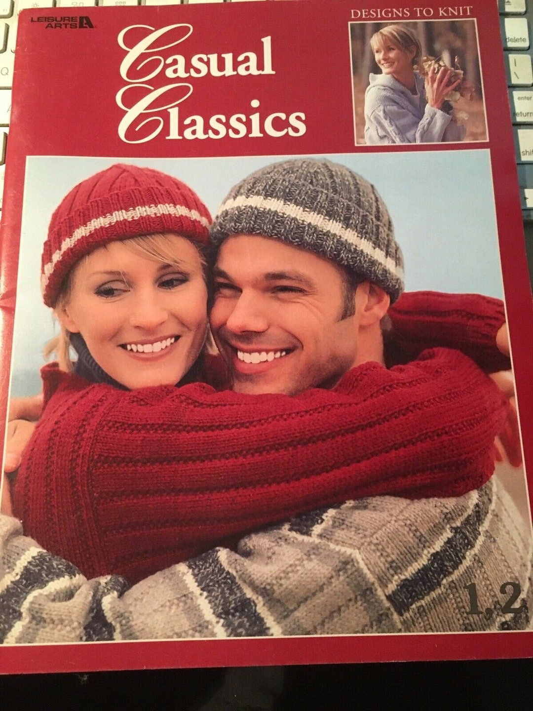 Casual Classics Knits Pattern Book, Leisure Arts, 10 Patterns to Knit