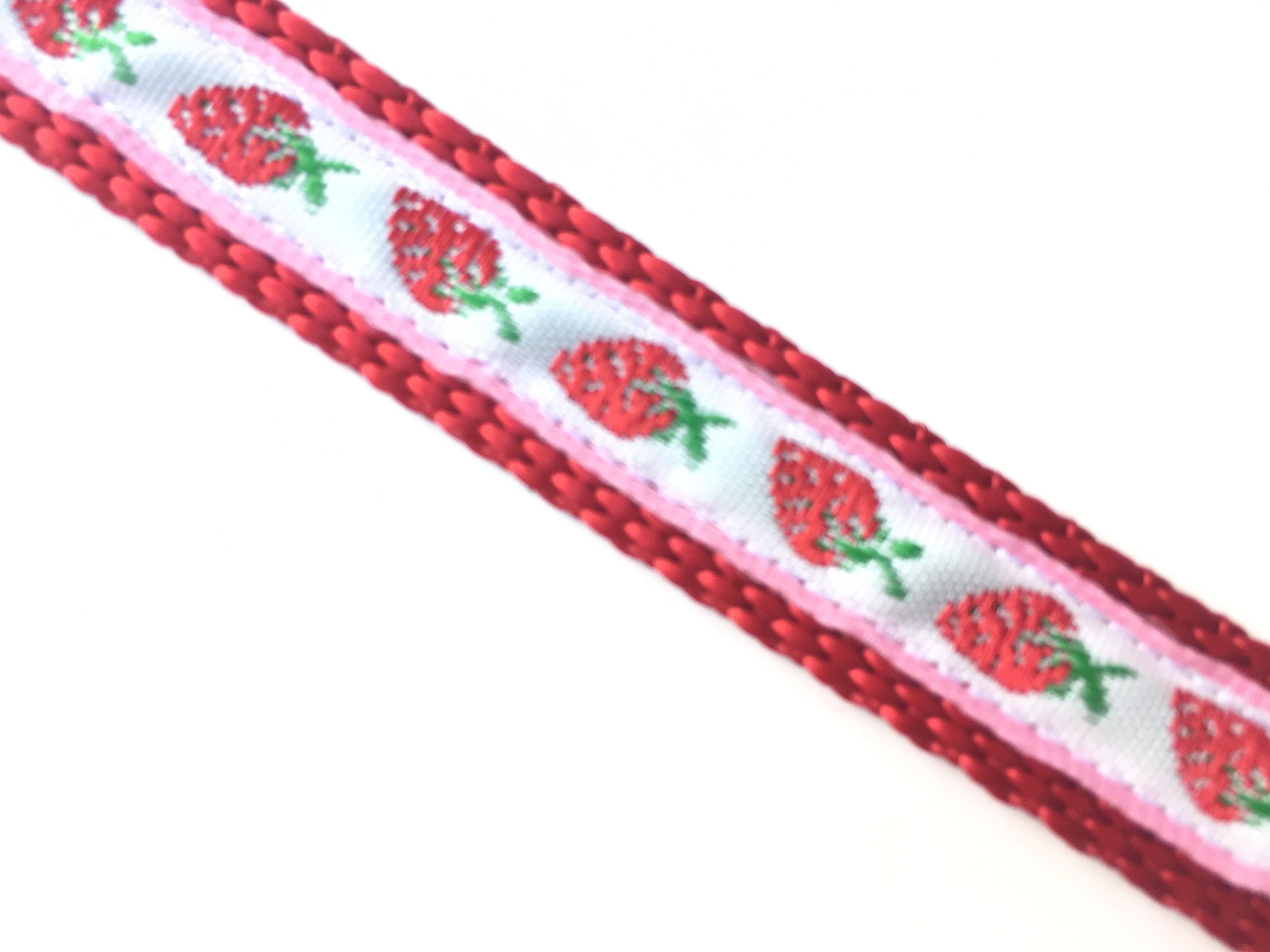 Strawberry Dog Collar red pink Extra Small 12 inch dog Etsy