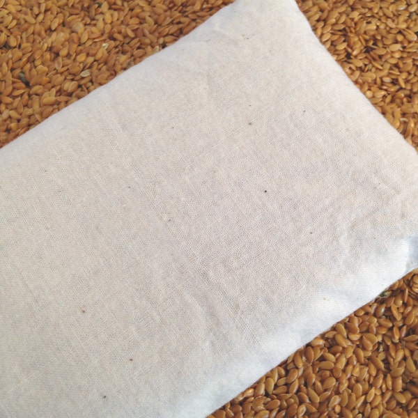 Flax sack inserts for Sublime Birdy Aromatherapy Eye Mask Pillows, aromatherapy, flax seed, yoga, headache, mediation, unscented