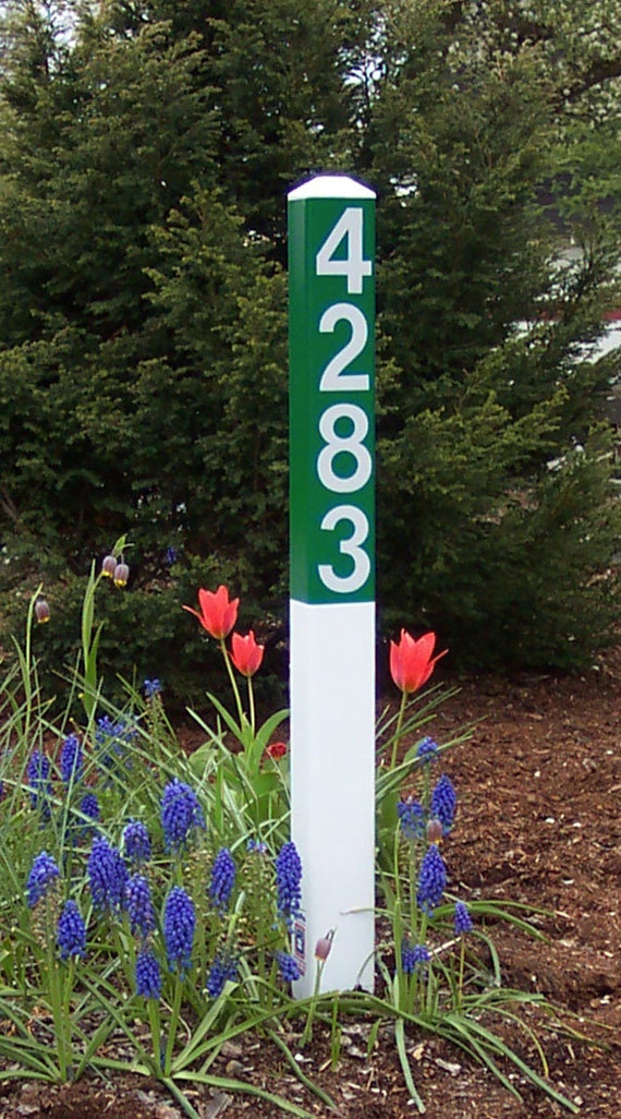 Items similar to Reflective Address Sign Yard Stake Personalized House Number Driveway Marker