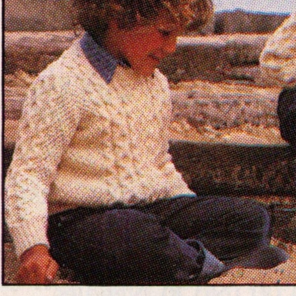 80's HiS AnD HeRS & CHiLds Aran Cable RoLled NeCk MATcHing WINTeR JUMPeRs MIxEd sIzes -12 PLy-Great FoR WintEr -Knitting Pdf Instant Pattern