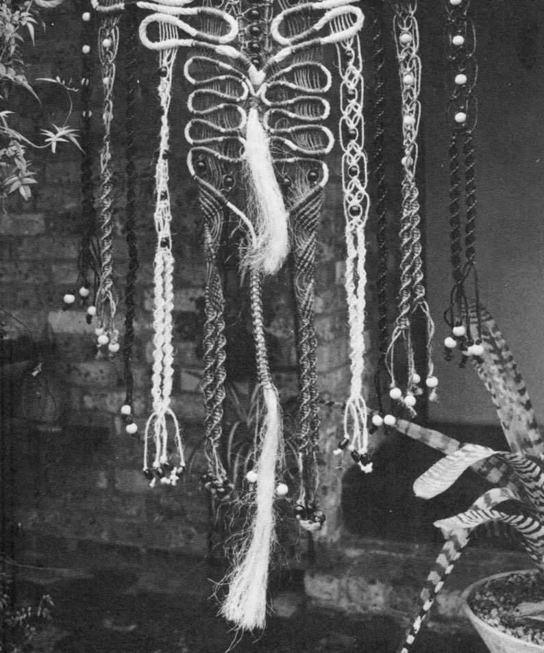 Vintage Macrame Wall Hanging ROPE Version 2 Style Retro Lifestyle