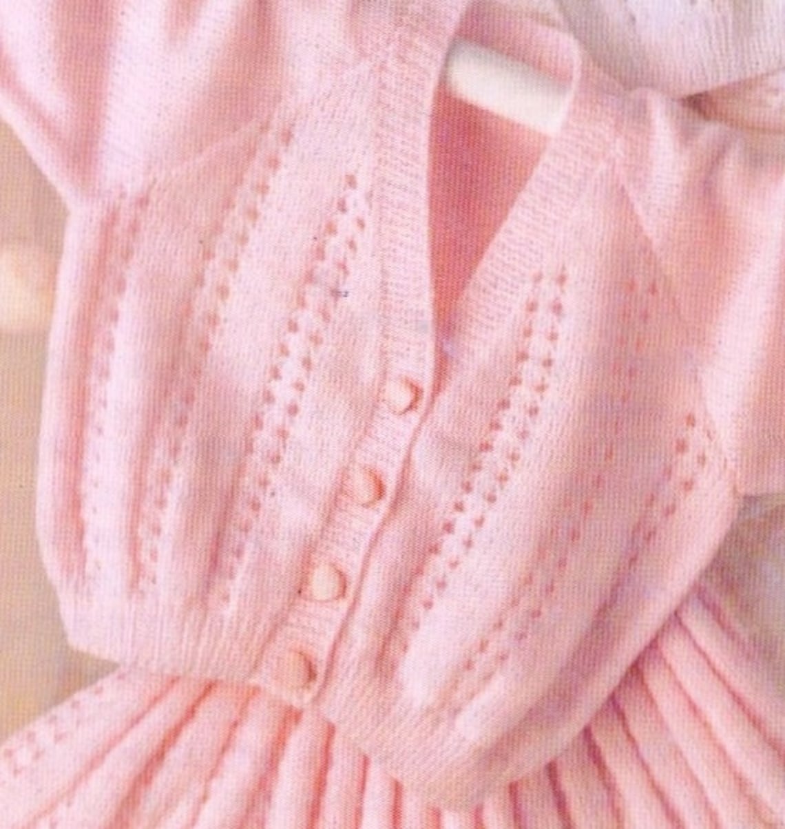 Girls LACY Set of 2 Knitted Skirt & Cardigan for Babies Pretty Etsy