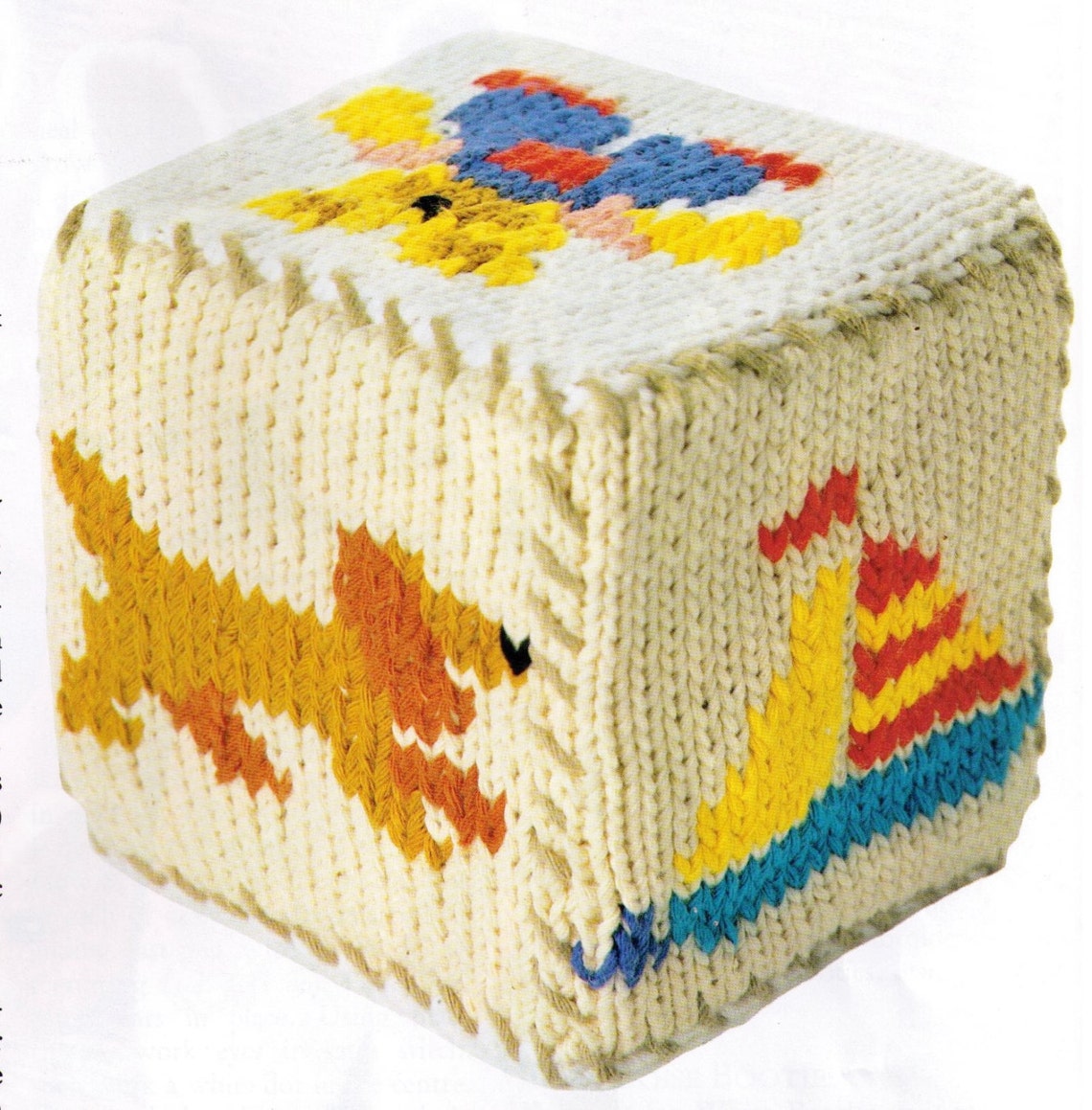 Picture Patchwork BABY Cot Blanket & Toy Cube Block Pram Rug Childrens