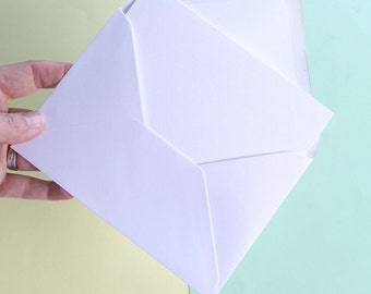 A6 Card Blanks | White Blank Cards and Envelopes | Diamond Envelopes | White A6 Cards | Card Making Supplies| DIY cardmaking | make your own