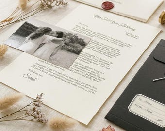 40th birthday gift for her | personalised birthday letter | sentimental keepsake gift | meaningful gift for friend | sister gift idea